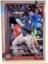 2025 Topps Update Series - Rookie Debut Kevin Alcantara #US128 Topps Foil RC