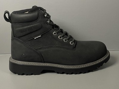 Wolverine Floorhand WP Boots Mens Size 9 Black Waterproof Slip Resistant W10691