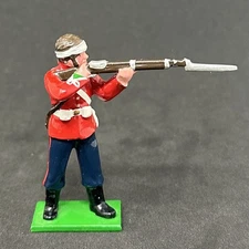 Trophy Miniatures Of Wales Zulu War ZS/29 Wounded Standing Firing