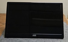 AOC USB Powered Portable Monitor E1659FWU 15.6  USB 3.0..comes With Case.