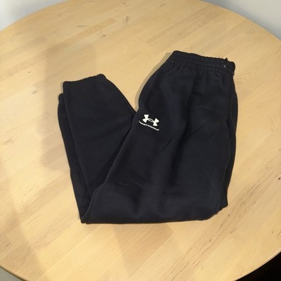 Under Armour Men's Essentials Fleece Joggers Black Size L NEW WITH TAGS!