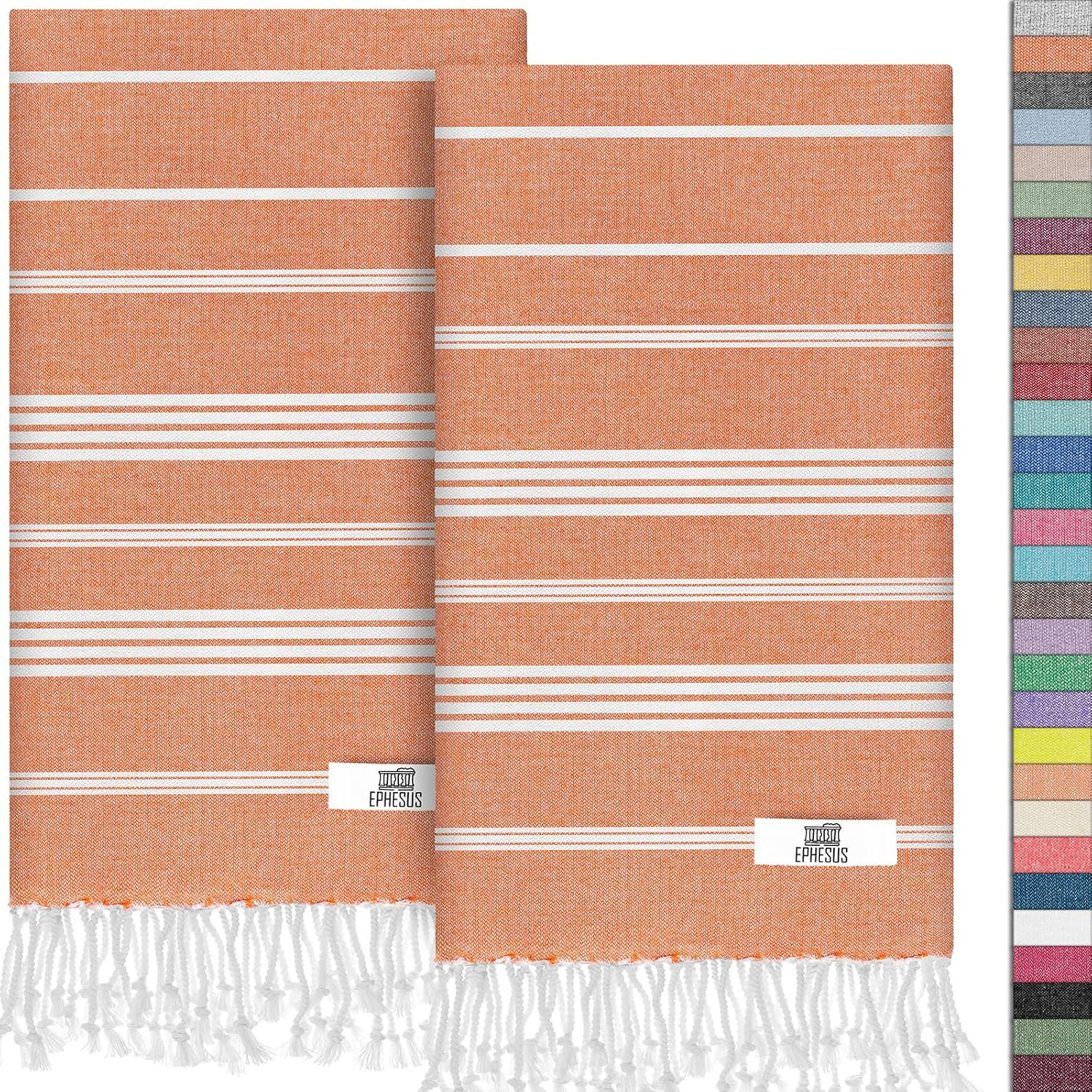 S - Set Of 2 | 18" X 30" Decorative Boho Guest Bath Towel Fo