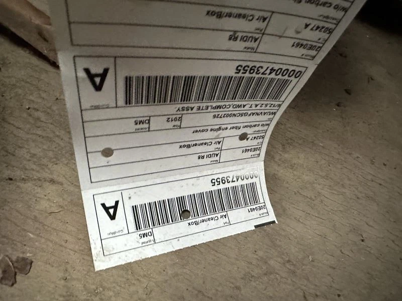 Air Cleaner Manual Transmission Fits 08-15 AUDI R8 1224224 - Image 4 of 4