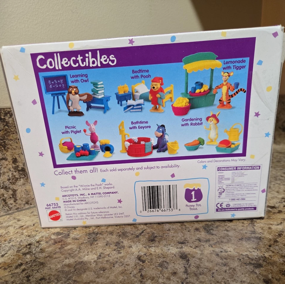 Mattel Винни-Пух комплект перед сном с Пухом коллекционная фигурка комплект - новый в коробке - Изображение 2 из 4
