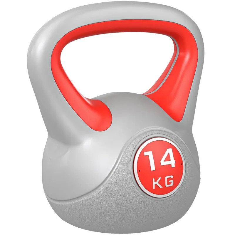 Kettlebell 14 kg anti-glisse musculation dos et fessiers