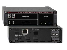 RDL RU-LB2P Dante 2x2 Line-Level Network Interface PoE