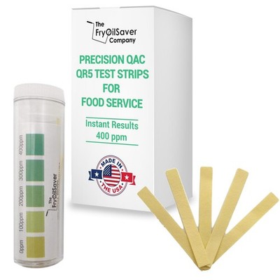 100 Pack Quat Sanitizer Test Strips for Sanitizing Solution   Quaternary Food Se