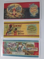 3-Oversized Advertising Postcards Lot~African American/Tabasco~11 1/2" by 6 1/2"
