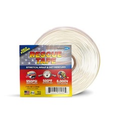 Bond It Rescue Tape, Self-Fusing Silicone Tape, Waterproof, 950PSI, Clear White,