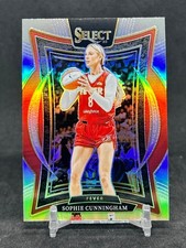 2025 Panini Select WNBA Sophie Cunningham #12 Silver Prizms Fever