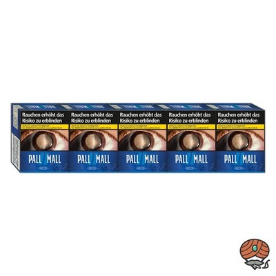 Pall Mall Blue / Blau Zigaretten Stange King Box 5x 37 Stück