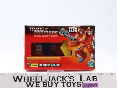 Rodimus Major Commemorative Series Reissue Transformers 2002 Hasbro NEW MIB