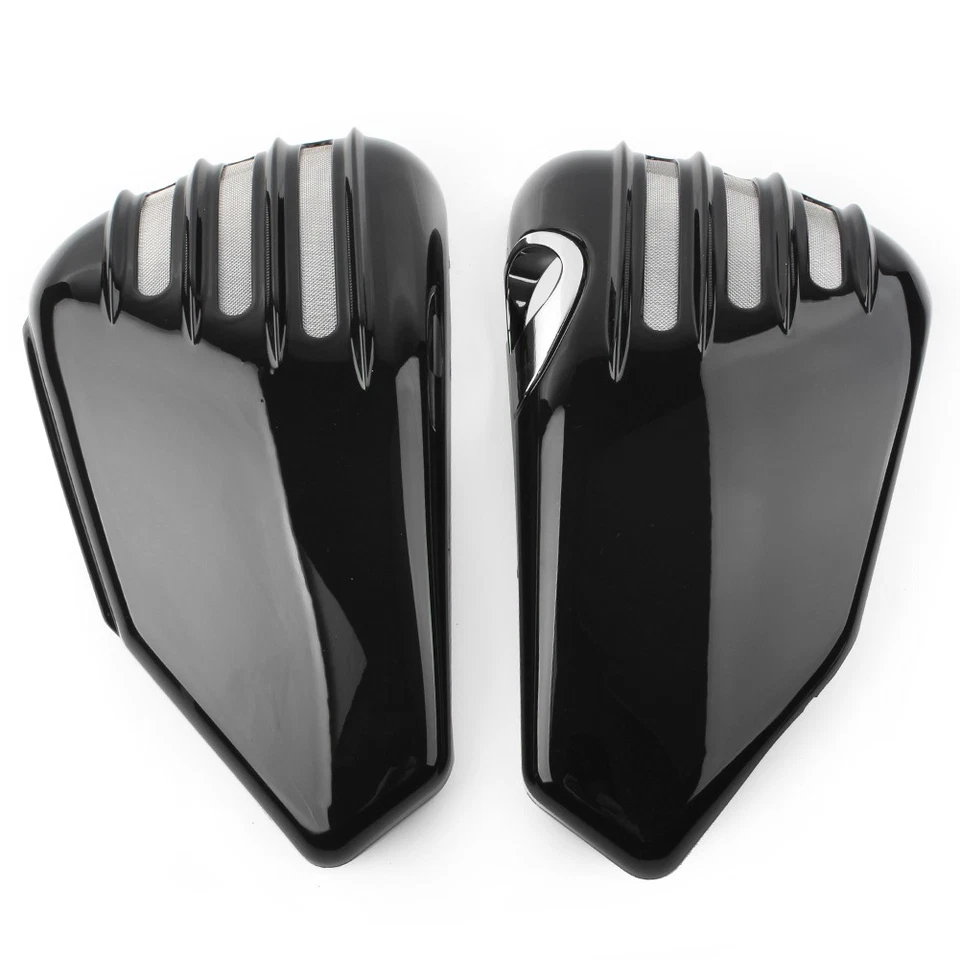 Par de cubiertas laterales de batería para Harley Davidson Sportster 1200 883 modelos 2004-13 Foto 3 de 4