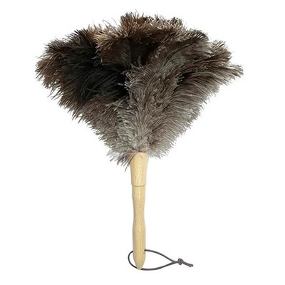 Duster with Ostrich Feathers, Duster Ostrich Bamboo Handle Feather Duster...