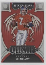 2022 Panini Rookies & Stars Crusade Red Prizm 24/99 John Elway #CR-25 HOF 04br
