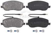 A.B.S. 37329 Bremsbelagsatz, Scheibenbremse For CitroËN Fiat Lancia Peugeot