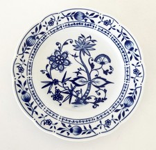 Triptis Porzellan Vintage Speiseteller Essteller 23,5cm Zwiebelmuster