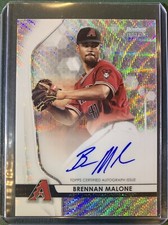 2020 Bowman Sterling Prospect AUTO Wave Refractor #BSPA-BMA Brennan Malone /125