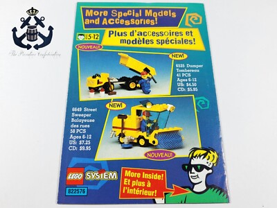 LEGO 1990s System Town Insert Shop at Home Catalog US/Canadian 822576 c95in6