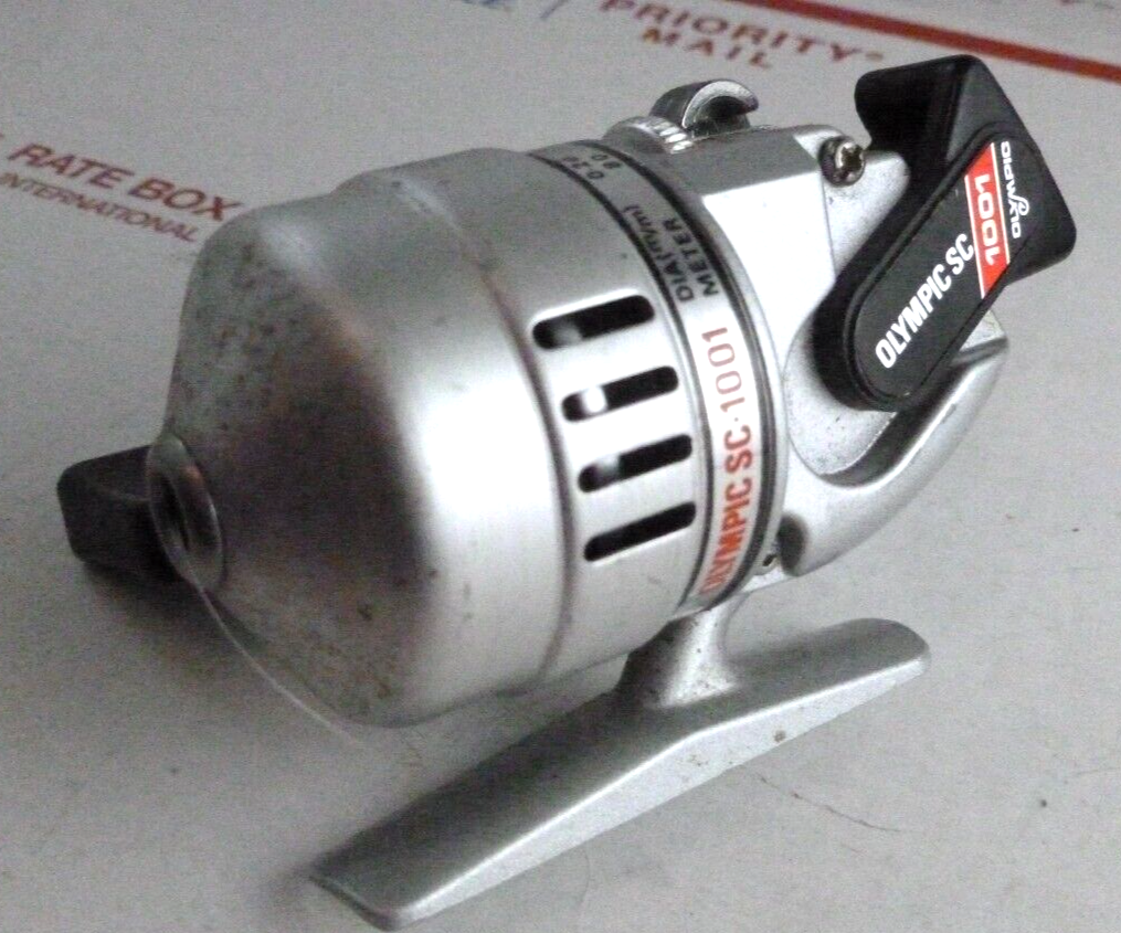 Vintage Olympic SC-1001 Fishing Reel Casting Spincast Spincasting