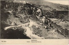 Old postcard AK MOROCCO Taza - Chemin des Sources (1083438)