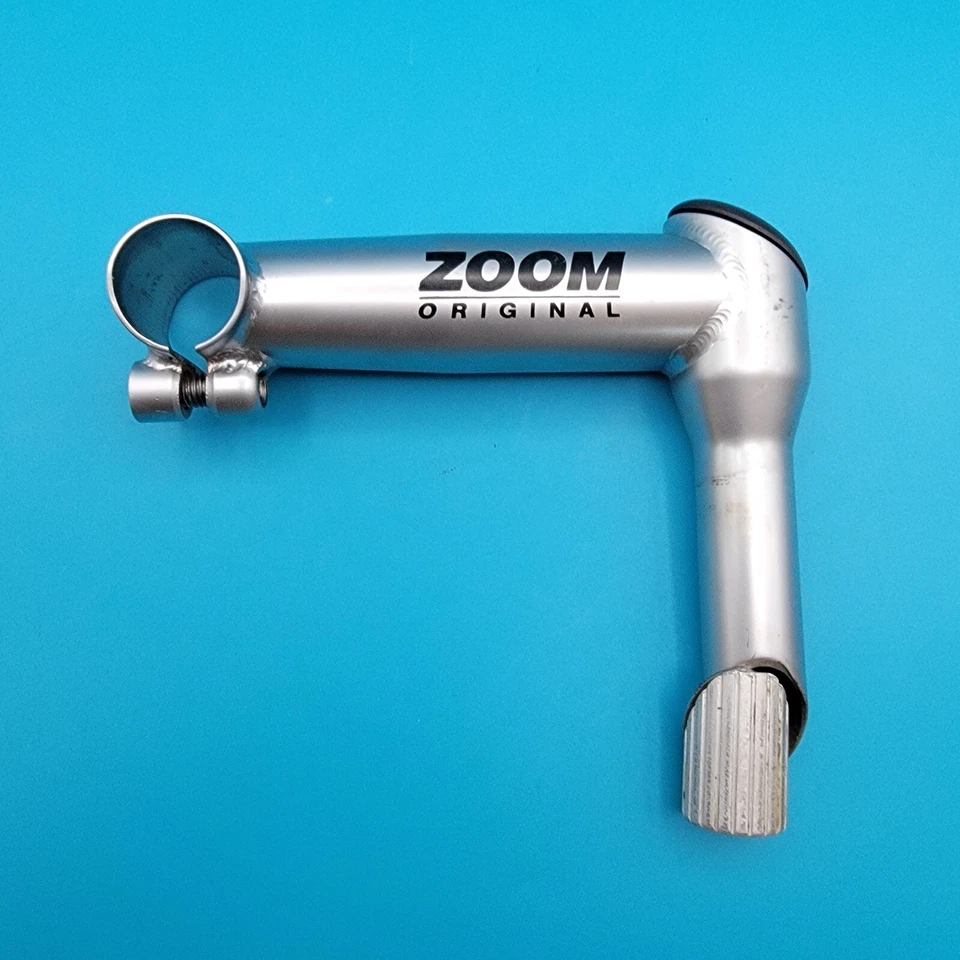 ZOOM Original 1' (22.2mm) Quill Stem Silver CrMo 25.4mm Clamp 120mm Length   e26 - Image 3 of 4