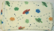Stockbridge Baby Frog Blanket Cream Soft Fleece Plush Security Lovey 30x40"
