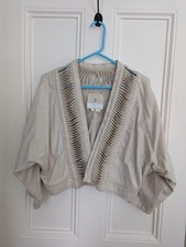 Anthropologie Hei Hei Jacket Size M/l Cut Out Cropped