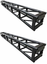 Two (2)Cedarslink Black 9.84ft 3 Meter Bolt Aluminum 3mm. Box Square Trussing