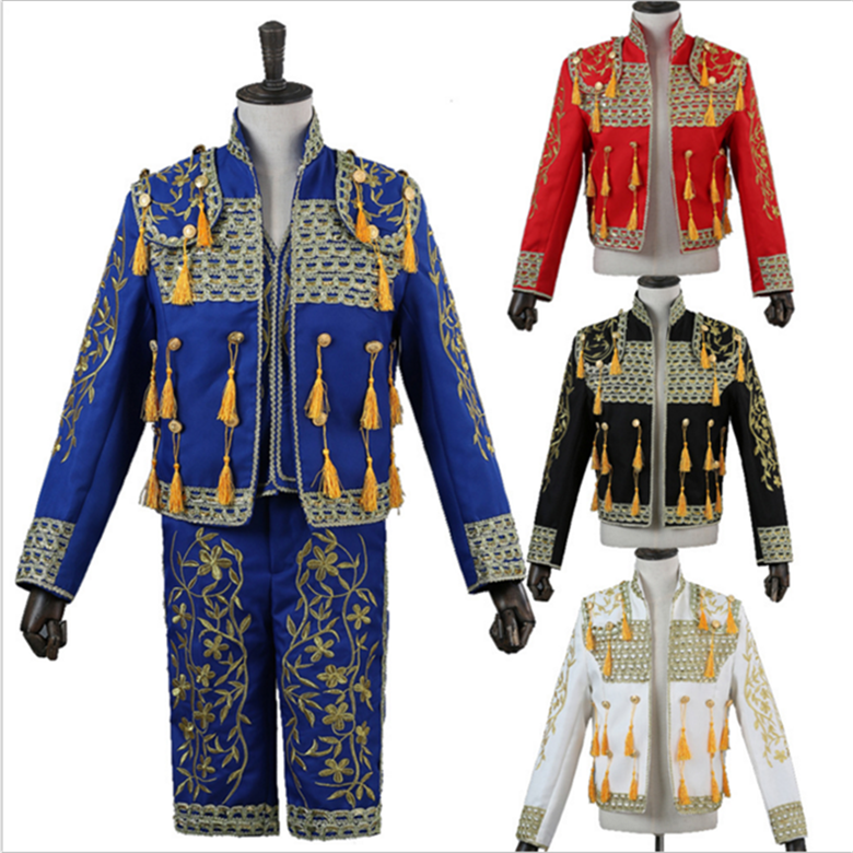 Mens Spanish Bullfighter Matador Outfit Fermin Cosplay Costume Jacket Pant Suits eBay