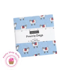 Moda PRAIRIE DAYS Bunny Hill Designs CHARM PACK 42- 5" squares JULY 4th