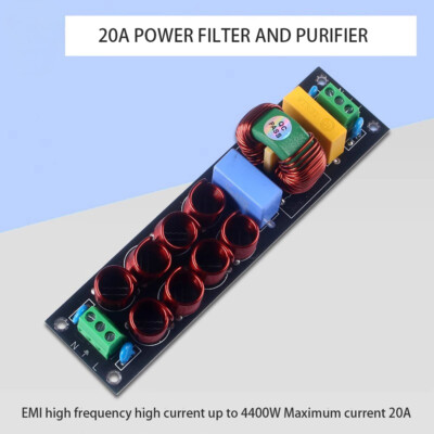 20A Power Filter Purifier Board EMI Hochfrequenz und Stromfilterplatine Fertig