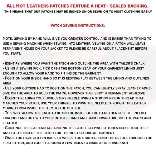 Hot Leathers Canada 4” X 1” Top Rocker Patch PPM4122 - Bild 2 von 3