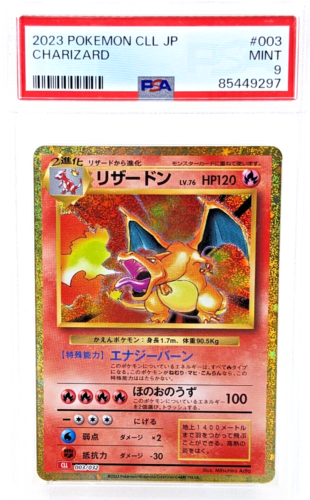PSA 9 2023 Charizard Holo 003/032 CLL Pokémon Japonés Juego de Cartas Codificantes Clásico - Imagen 1 de 16