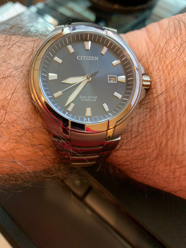 Citizen Eco-drive Blue Men display picture 1