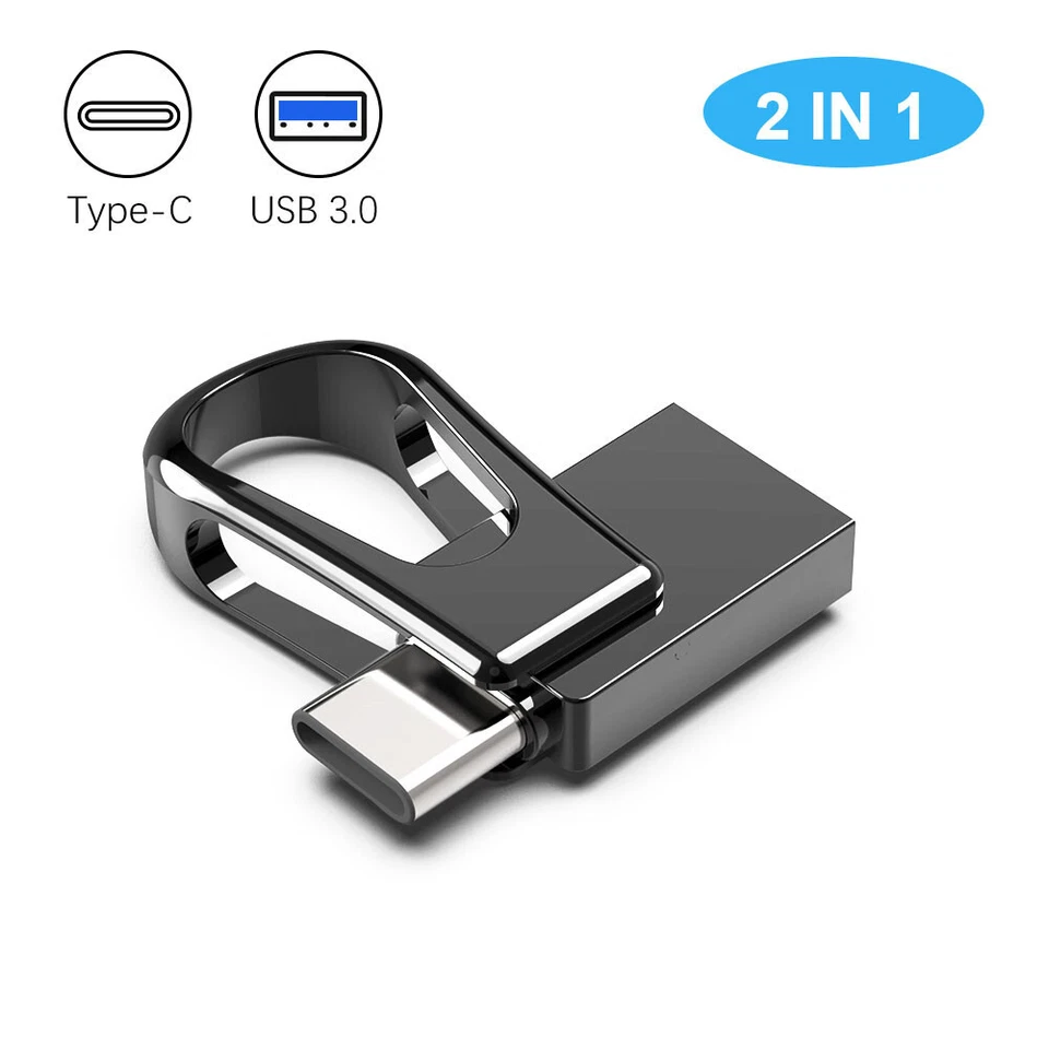 Kootion Dual Mini Metal USB 3.0 64GB 128GB Type C USB Stick Großhandel 1/10Stück - Bild 3 von 4
