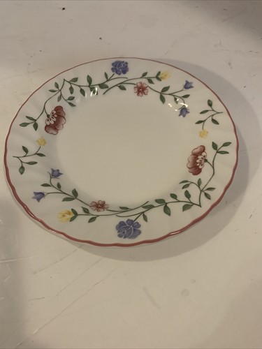 6 Assiettes à Thé Johnson Brothers Summer Chintz – Motif Floral, 1980s, Bon état