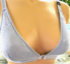 Victorias Secret rare vintage bra bralette M lilac plunge velvet lace lined