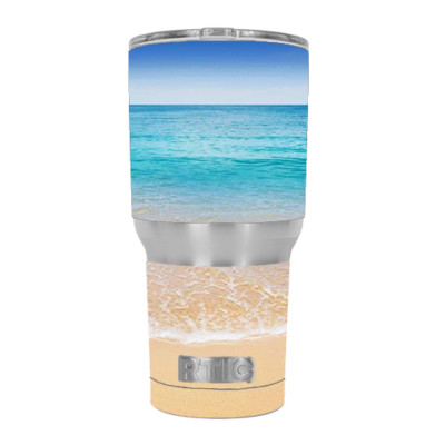 Autocollants Peau Pour Gobelet RTIC 30 Oz - Lot De 6 - Motif Bahamas Beach