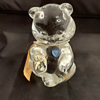 fenton glass teddy bear