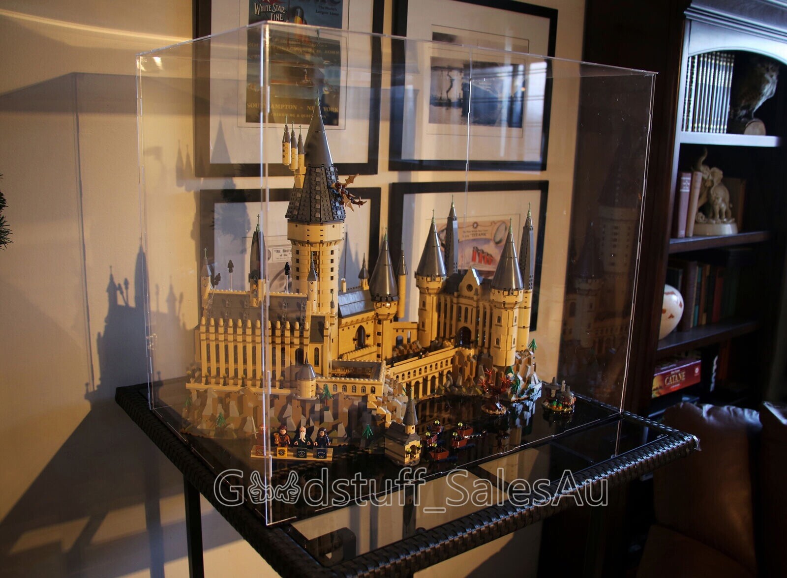 lego hogwarts display case