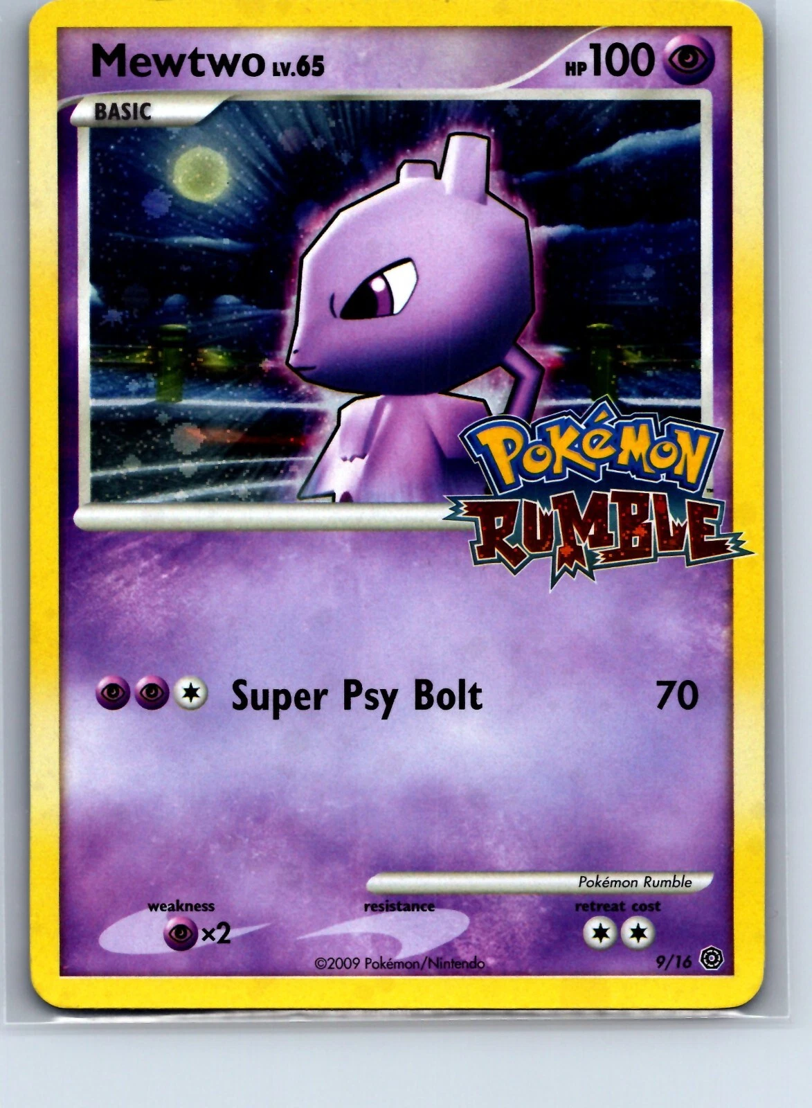 Deal for Mewtwo 9/16 Pokemon Rumble Holo - LP
