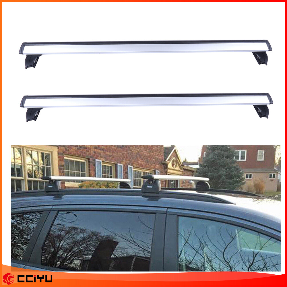 For Audi 20072016 Q5 Audi Q7 Roof Rack Cross Bar Top Rail Carrier 2pcs