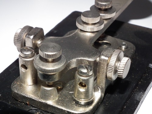 TS-1-Military Morse Code Keyer Key 6.3mm Jack, hi durable flex cable NOS - Picture 13 of 15