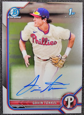 2022 Bowman Chrome 1st AUTO Gavin Tonkel #CPA-GTL Phillies