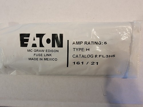 15 Eaton Cooper Bussman Power Series Edison Fuse Link, 5A, High Surge, FL3H5 23" - Picture 3 of 3