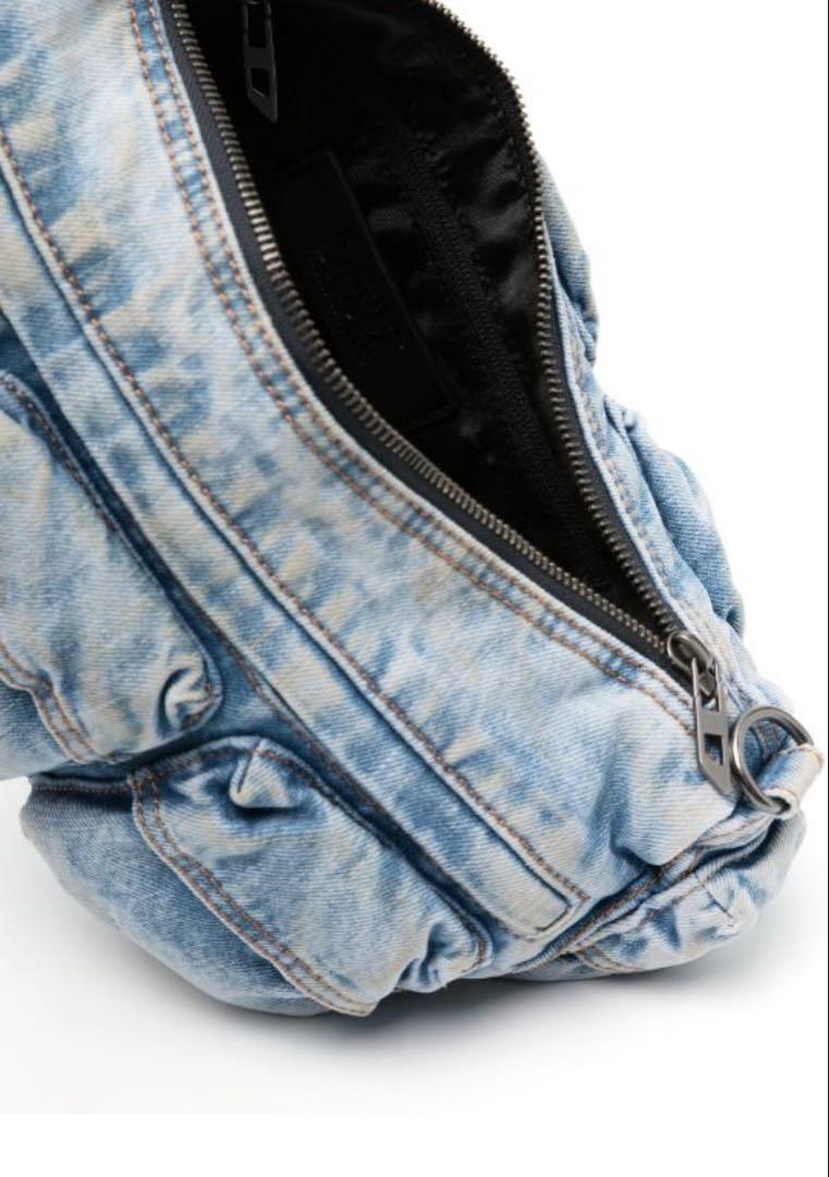 Diesel Men Re-Edition Travel 3000 Denim Shoulder Bag Ltd