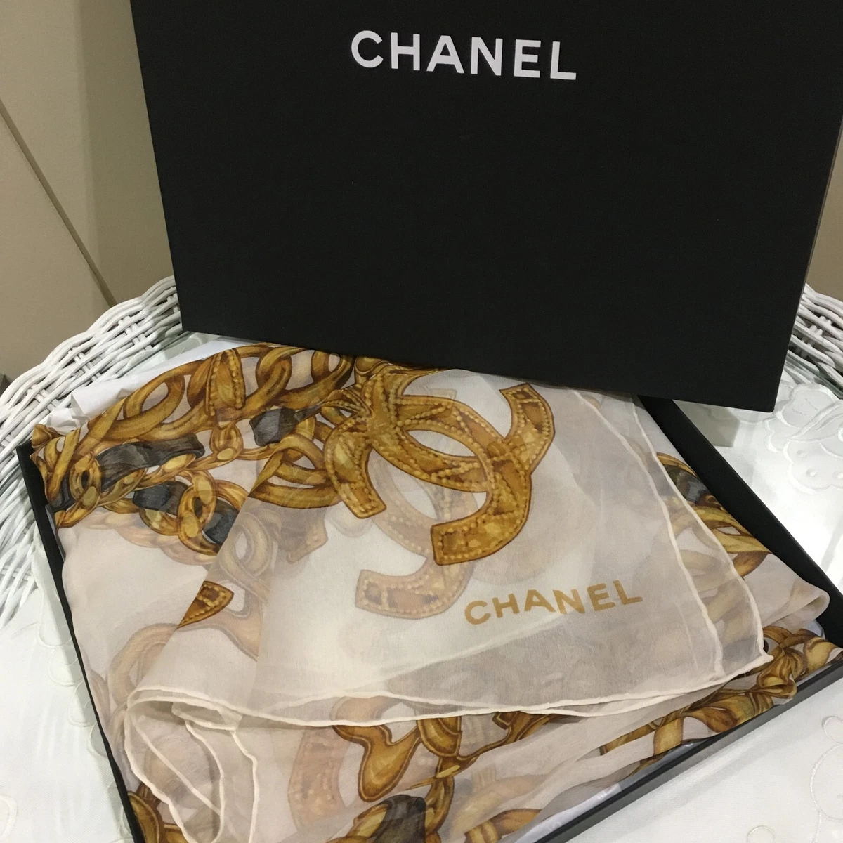 Authentic online chanel scarf