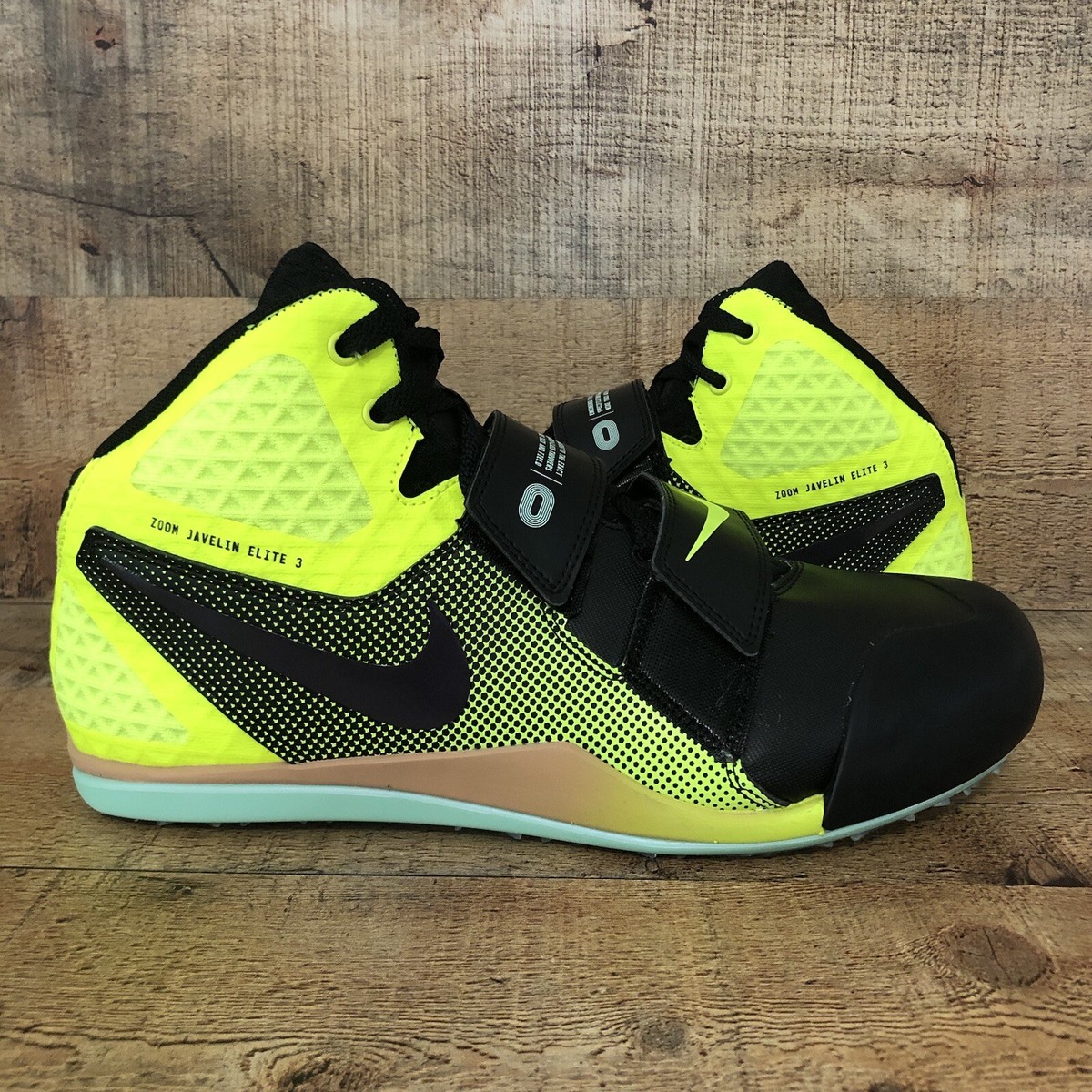 Nike Zoom Javelin Elite 3 Men's Size 7 Black Volt Orange Track