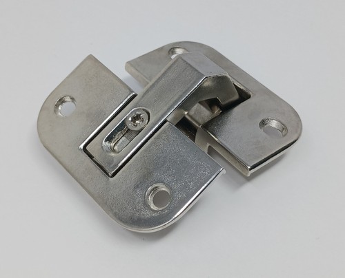1 (One) Pie-Cut Corner Cabinet Door Hinge with 78-Degree Opening Angle - Picture 2 of 11